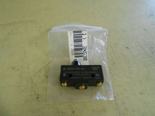 Omron Snap Switch , A-20GD-B7-K
