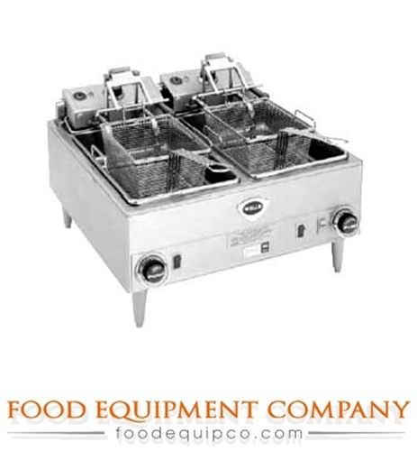 Wells F-88 Fryer countertop electric dual fry pot with automatic basket...