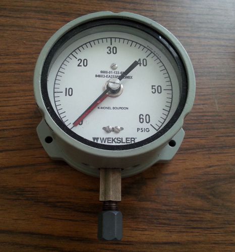 Weksler ashcroft 0-60 psig pressure gauge ea233peflwbx for sale