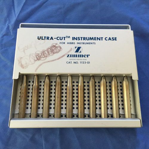 Zimmer Ultra-Cut Hibbs  Instruments With Case  1123-01
