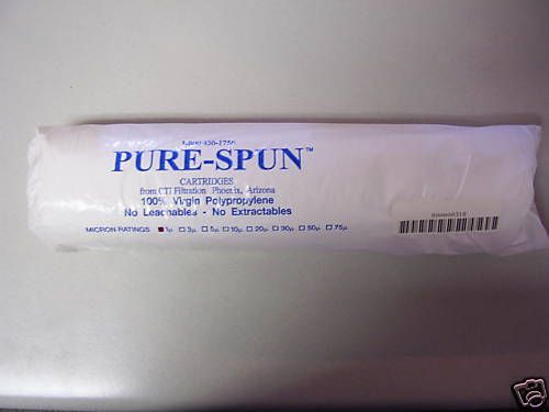 Lot of 13 new pure-spun polypropylene filter cartridge 1 micron for sale