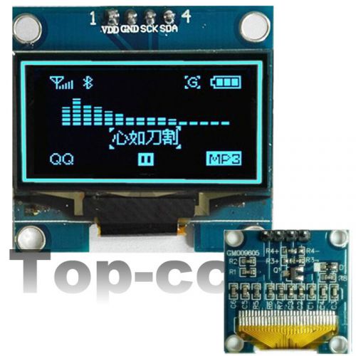 5x 0.96&#034; blue iic i2c serial 128x64 oled lcd display screen module for arduino for sale