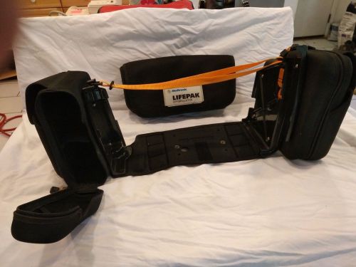 Lifepak 12 carrying case - side pouches/shoulder strap/economy screen cover for sale