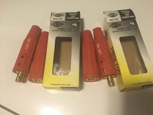 Two New  Set Lenco LDC-95 Red  Item#05451 Made In The USA.