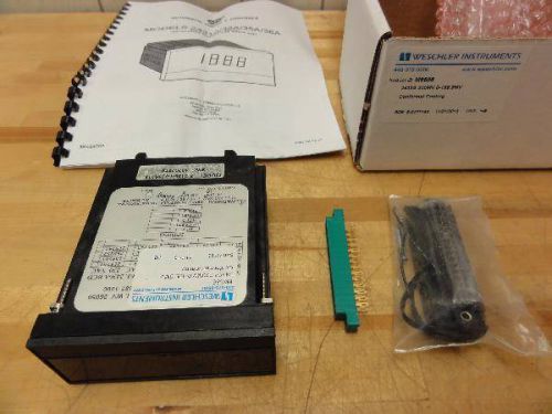 Weschler Instruments M6586 Automation and Timing Control Digital Panel Meter