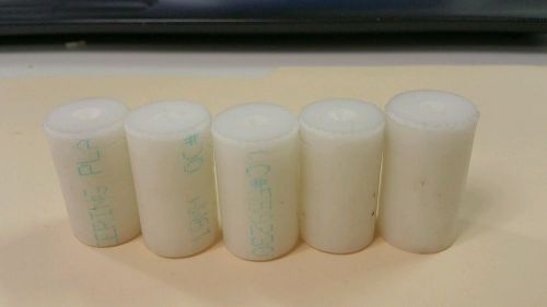 ( 5 ) Delrin round 3/4&#034; x 1 1/4&#034; long drops