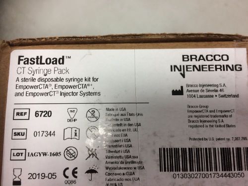 Bracco #017344 Fast Load CT 200ml CS/50