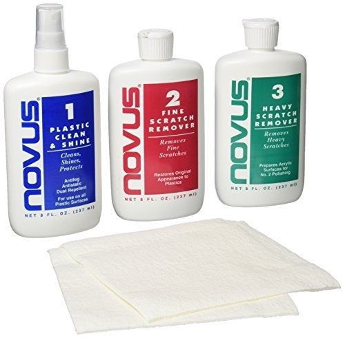 7100 plastic polish kit - 8 oz. scratch remover cleaner acrylic 8oz eyeglass cle for sale