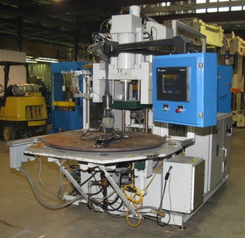 AUTOJECTORS 50 TON VERTICAL INJECTION MOLDING MACHINE WITH A ROTARY TABLE