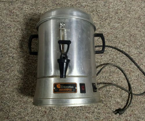 Enterprise fully automatic percolator urn hot beverage/tea