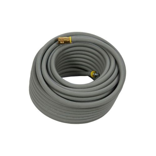 NEW Grip-Rite 3/8 in x 100 ft Premium Gray Rubber Air Hose Couplers GRPRB3810C