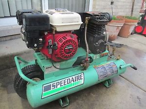Gas operated air compressor