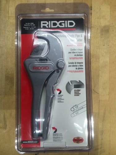 Ridgid 23498 Ratcheting Plastic Pipe &amp; Tubing Cutter (RC-1625)