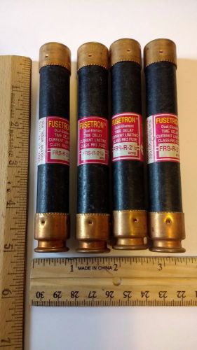 NEW  (4) COOPER  BUSSMANN FUSETRON FRS-R-2 1/2 CLASS RKS FUSE Fast Shipping !