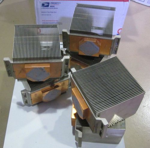 Lot of 6 Copper and Aluminum Heat Sinks