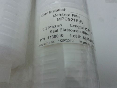 Mmp921ehv ge memtrex modified polyethersulfone cartridge filter 0.20 mic for sale