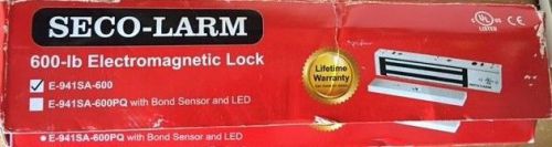 Seco-larm e-941sa-600 electromagnetic 600lb lock. nib. free shipping for sale