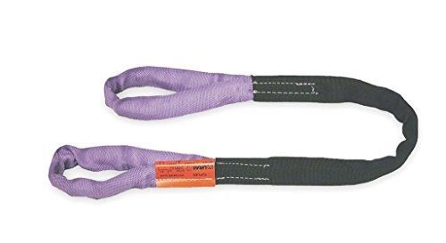Lift all liftall ee30x4 tuflex sling, eye and eye, 4&#039;, purple for sale