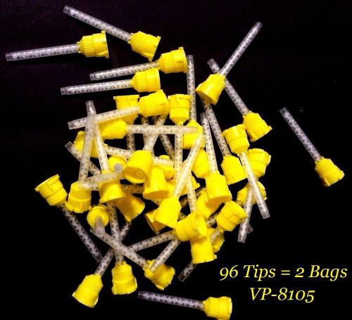 2x defend hp mixing tips yellow 4.2mm vp-8105 (2x) 48tips = 96 tips for sale