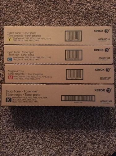 Xerox WorkCentre New Toner Combo Pack - 7525, 7530, 7535, 7545, 7556, 7830, 7835