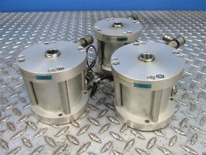 Lot of 3 pneumatics model xabn-02a3c-aaa2 pneumatic air cylinders for sale