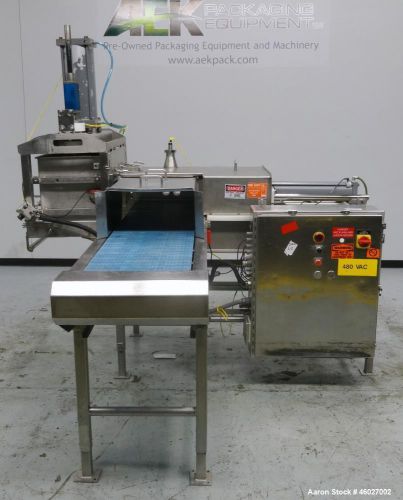 Used- Marchant Schmidt Model MS80 Pneumatic Cheese Cubing Machine. Handles (2) 4