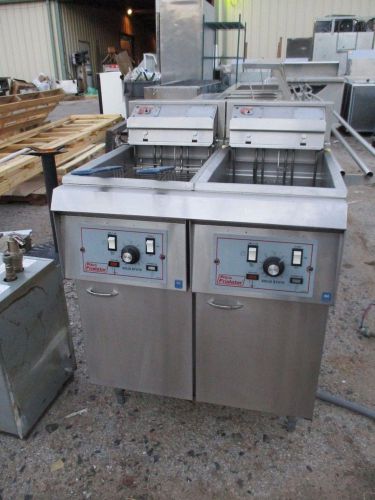 Used Frymaster Electric 2 Bank Fryer E12ASS-OB
