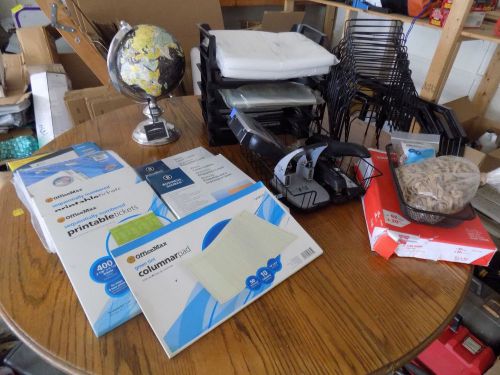 ASSORTMENT OFFICE SUPPLIES ( NEW AND USED)