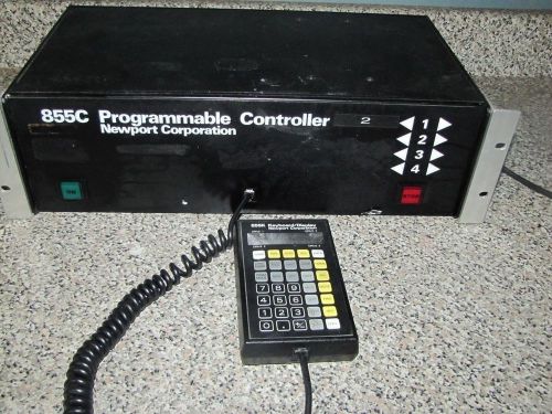++ NEWPORT PROGRAMMABLE  MOTION CONTROLLER MODEL 855c W/855K KEYBOARD/CABLE- g