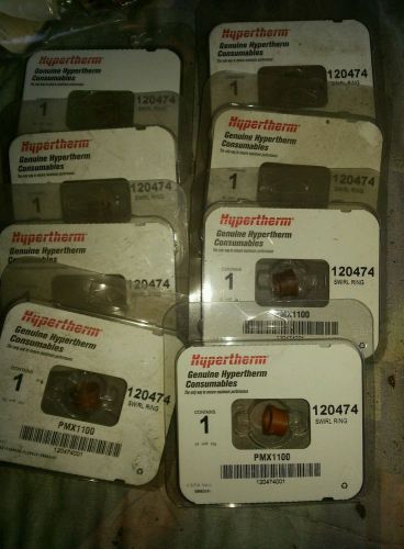 (8) NEW Lot of 8 Hypertherm 120474 40-80 Amp Cutting Swirl Ring