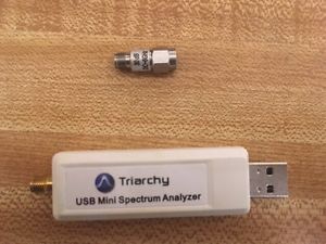 TriarchyTech TSA5G35 5.35Ghz USB Mini Spectrum Analyzer With 30dB Pad