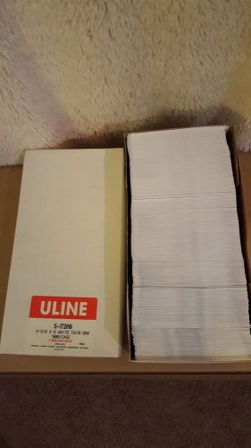 Qty of 490 Uline S-17209 White Coin Envelope 3-3/8&#034; x 6&#034;