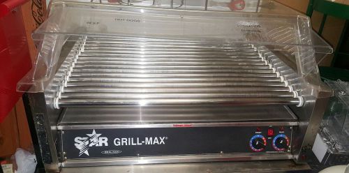 Star 75C Grill-Max 75 Hot Dog Roller Grill with Chrome Rollers - Slanted 230 ...