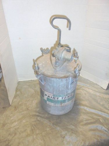 Vintage metal 3 gallon paint tank sears roebuck steampunk decor project for sale