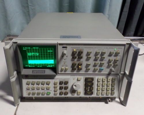 HP 8568B Spectrum Analyzer display 100 Hz-1.5 GHz