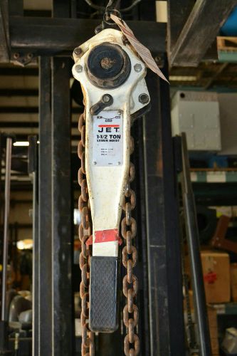 Jet 1-1/2 Ton Lever Chain Hoist With 15&#039; Chain, JLP-150A-15