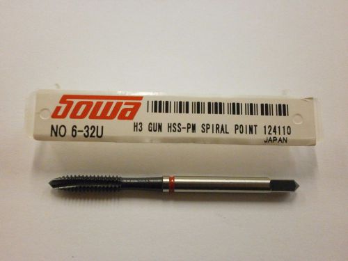 Sowa Tool 6-32 H3 Spiral Point Red Ring Tap CNC Style 48 HRC HSS 124-110 ST01