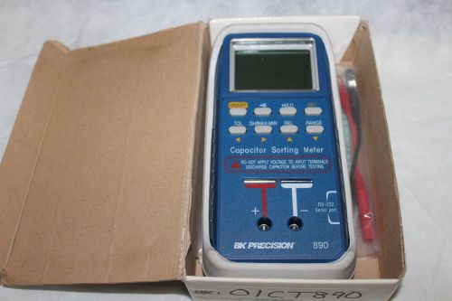 BK PRECISION CAPACITOR SORTING METER MODEL 890