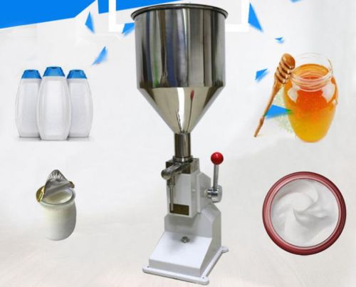 CE A03 Manual Filling Machine for Cream Shampoo Cosmetic Lube Fluid Food