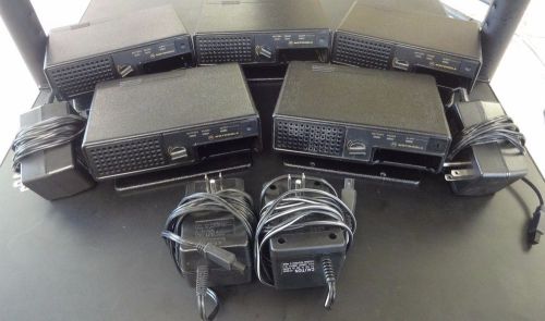 Lot of 5 motorola minitor iv nyn 8348a pager amplified charger and 4 power cords for sale