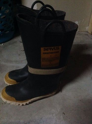 Servus fire fighter boots size mens 9 W