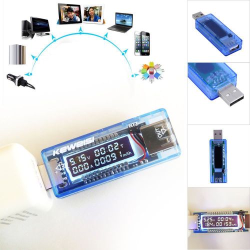 Pro USB Volt Current Voltage Doctor Charger Capacity Tester Meter Power Bank KG