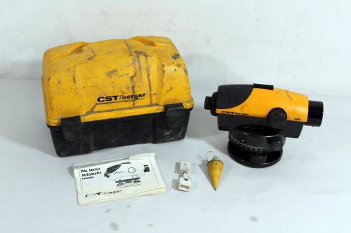 CST/Berger 26X Automatic Level Kit 325ft Working Range With Hard Case &amp; Manual