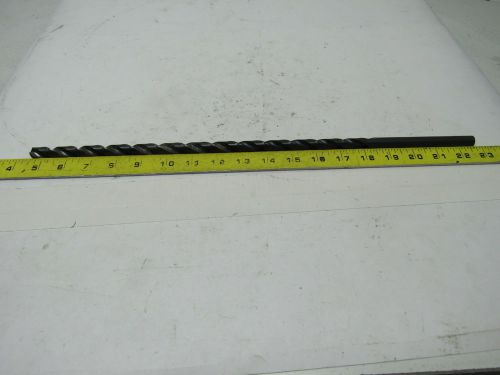 Cleveland 15/32&#034; extra length hss 18&#034; oal straight shank drill bit for sale