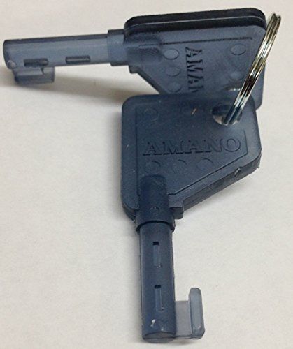 Compumatic amano plastic key (set of 2) for the pix 10/15/25/28/55/75 and tcx for sale
