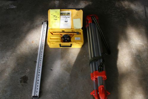 Berger instrumennts model 135 with tripod and leveling rod for sale
