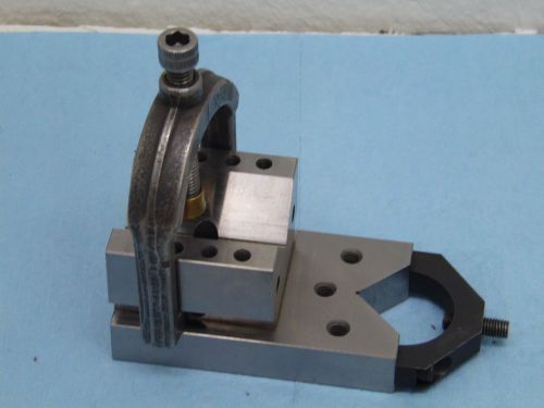 3.5x2x1 7/8 MACHINIST grinding milling lathe FISH TAIL V-BLOCK WITH 2  CLAMPs