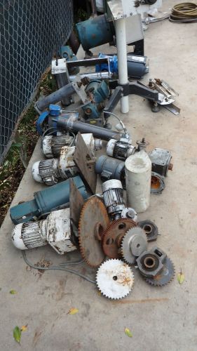 Conveyor belt parts lot include all items in photo for one price for sale