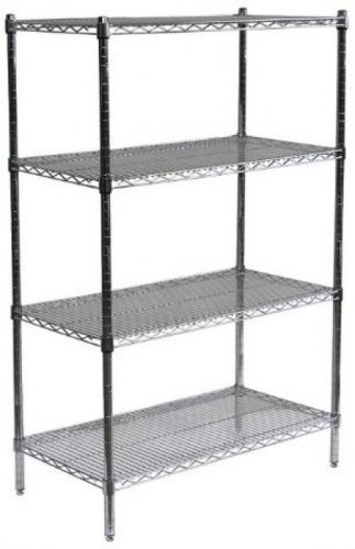 Heavy duty shelf wire shelving unit size: 74 h x 72 w x 36 d for sale