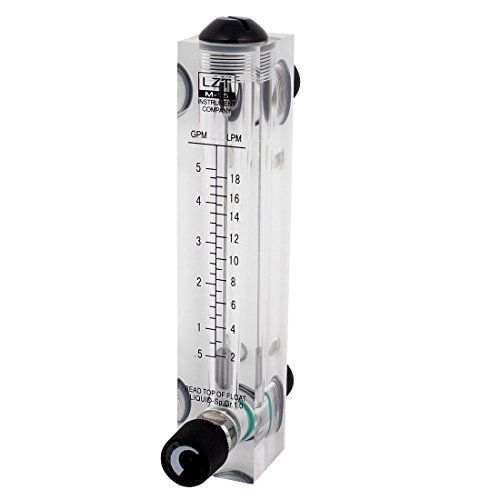 Uxcell lzt m-15 1/2bsp male thread water flow measuring panel type flowmeter for sale